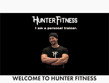 Tablet Screenshot of hunterfitness.com